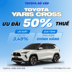 Chương Trình ưu đãi Toyota Yaris Cross Trong Tháng 10